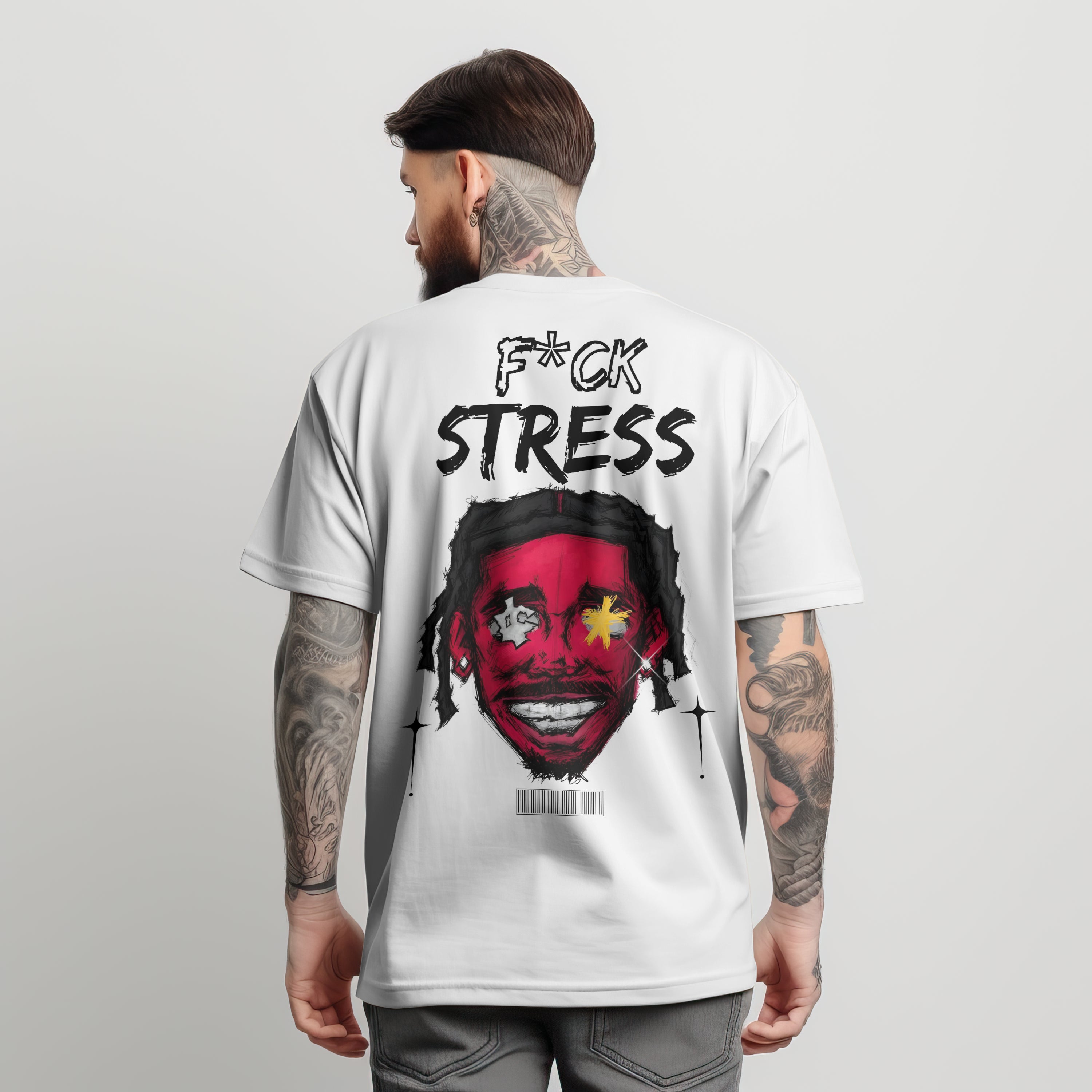 fUCK Stress - Premium Oversized Tee