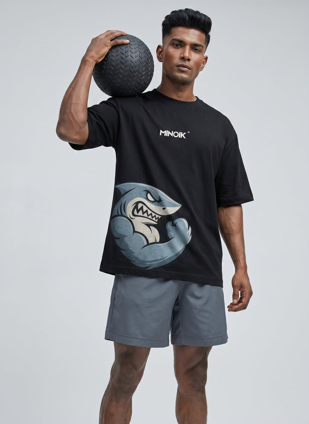 The Shark Tee - 240 GSM Oversized Tee