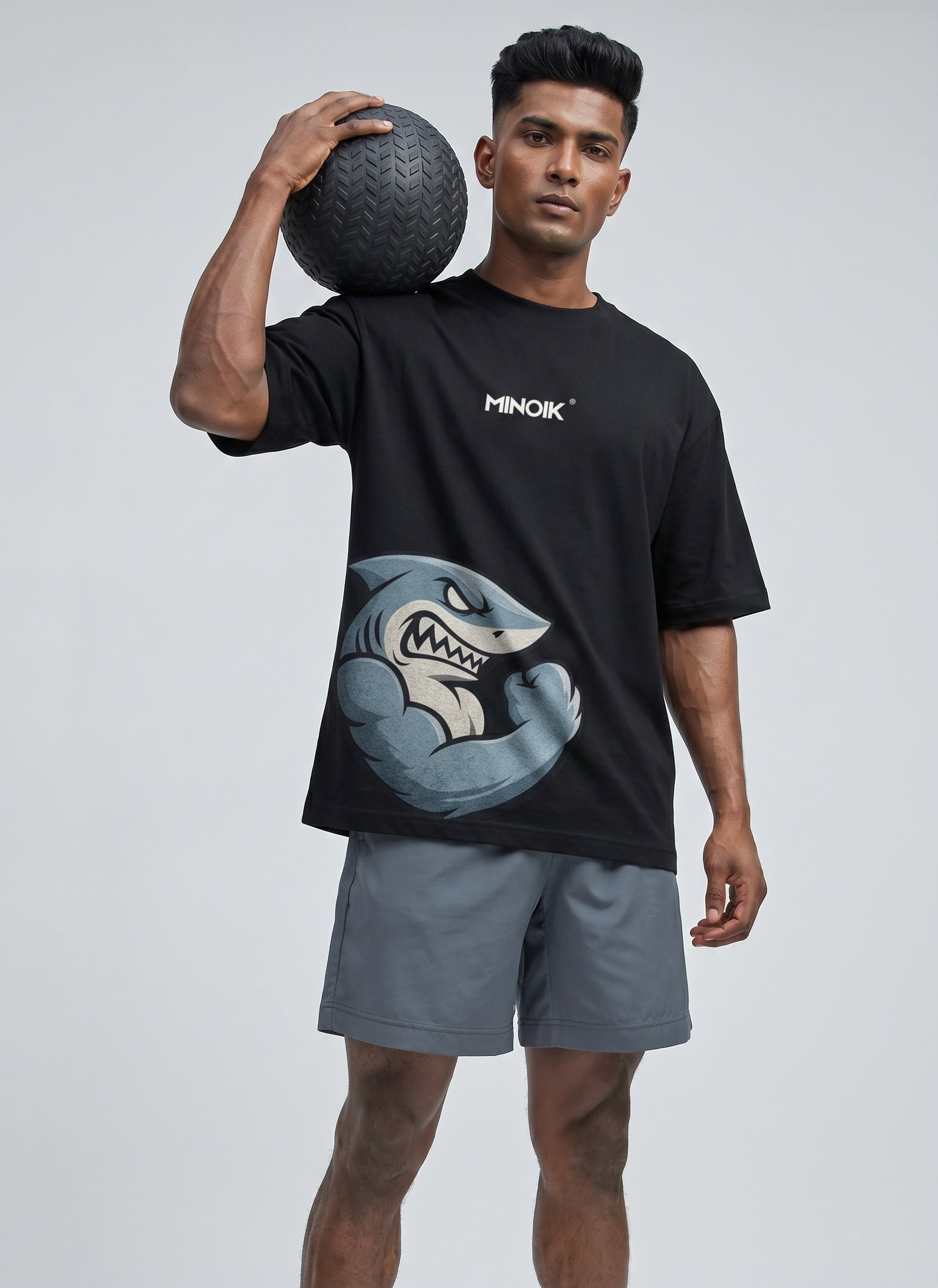 The Shark Tee - 240 GSM Oversized Tee