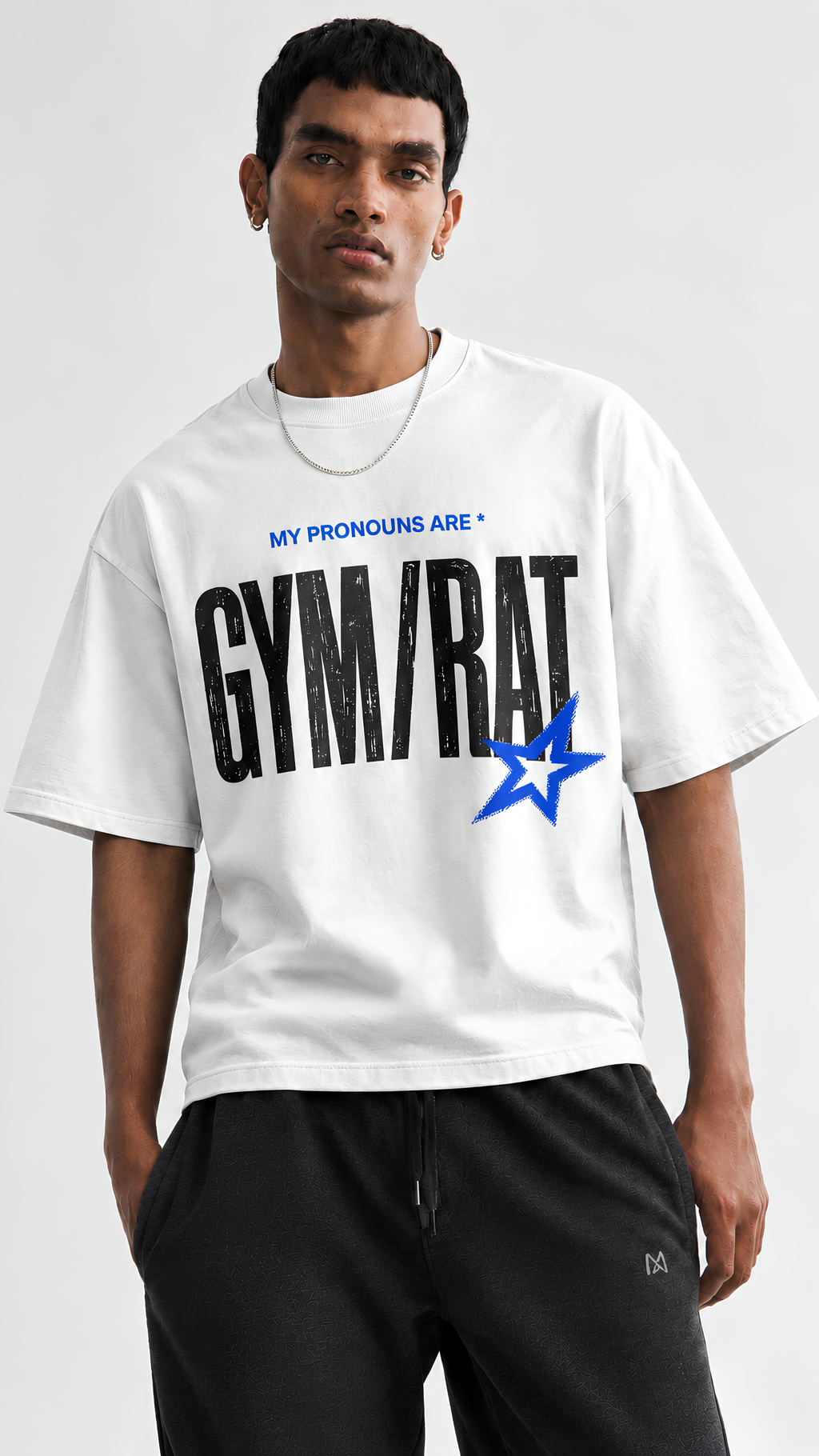 THE GYMRAT TEE - 240 GSM OVERSIZED TEE