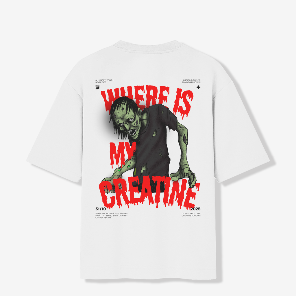 Where is my creatine? - Premium 240 GSM Oversized T-shirt