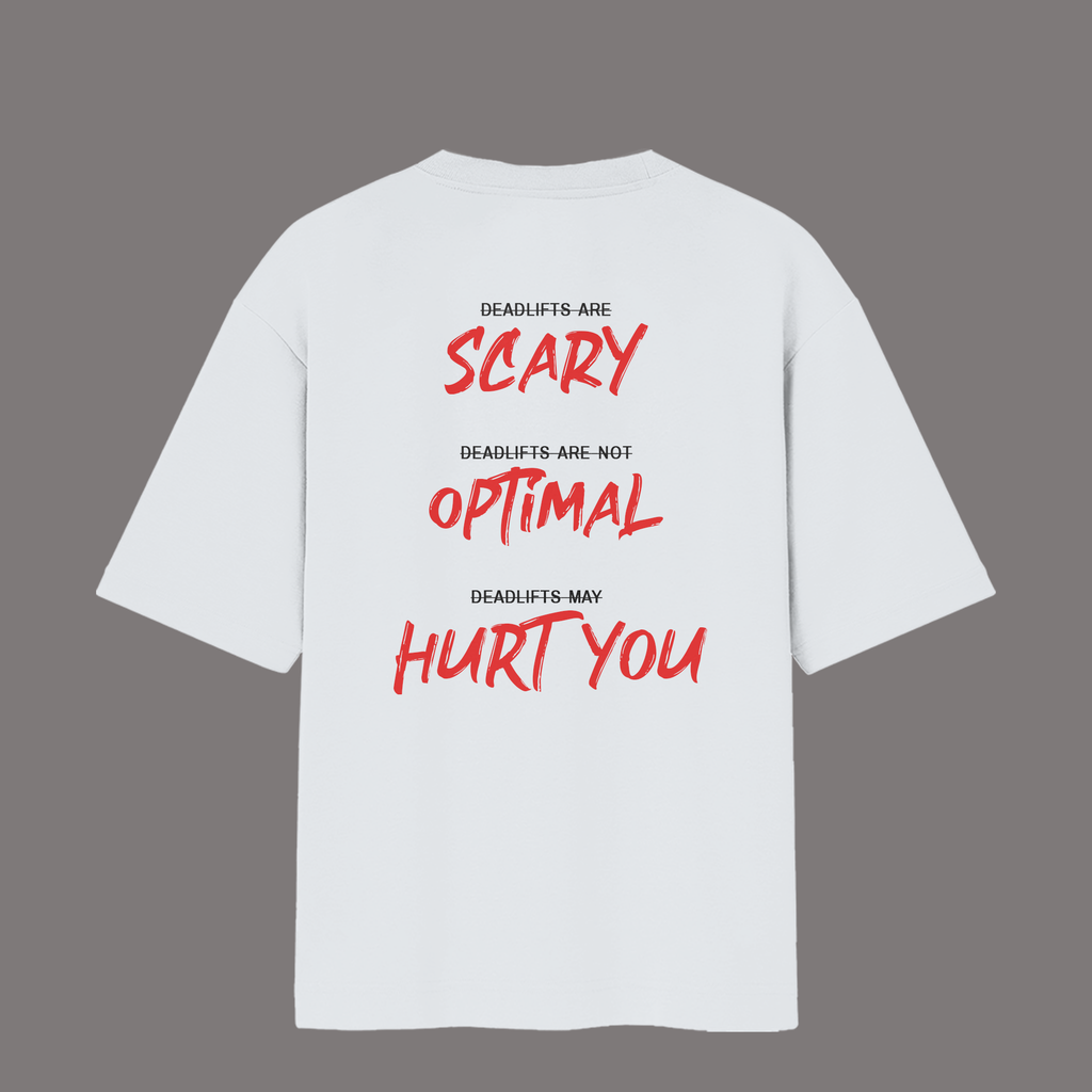 Deadlift Is Life - Oversized 240 Gsm Premium Gym T-shirt