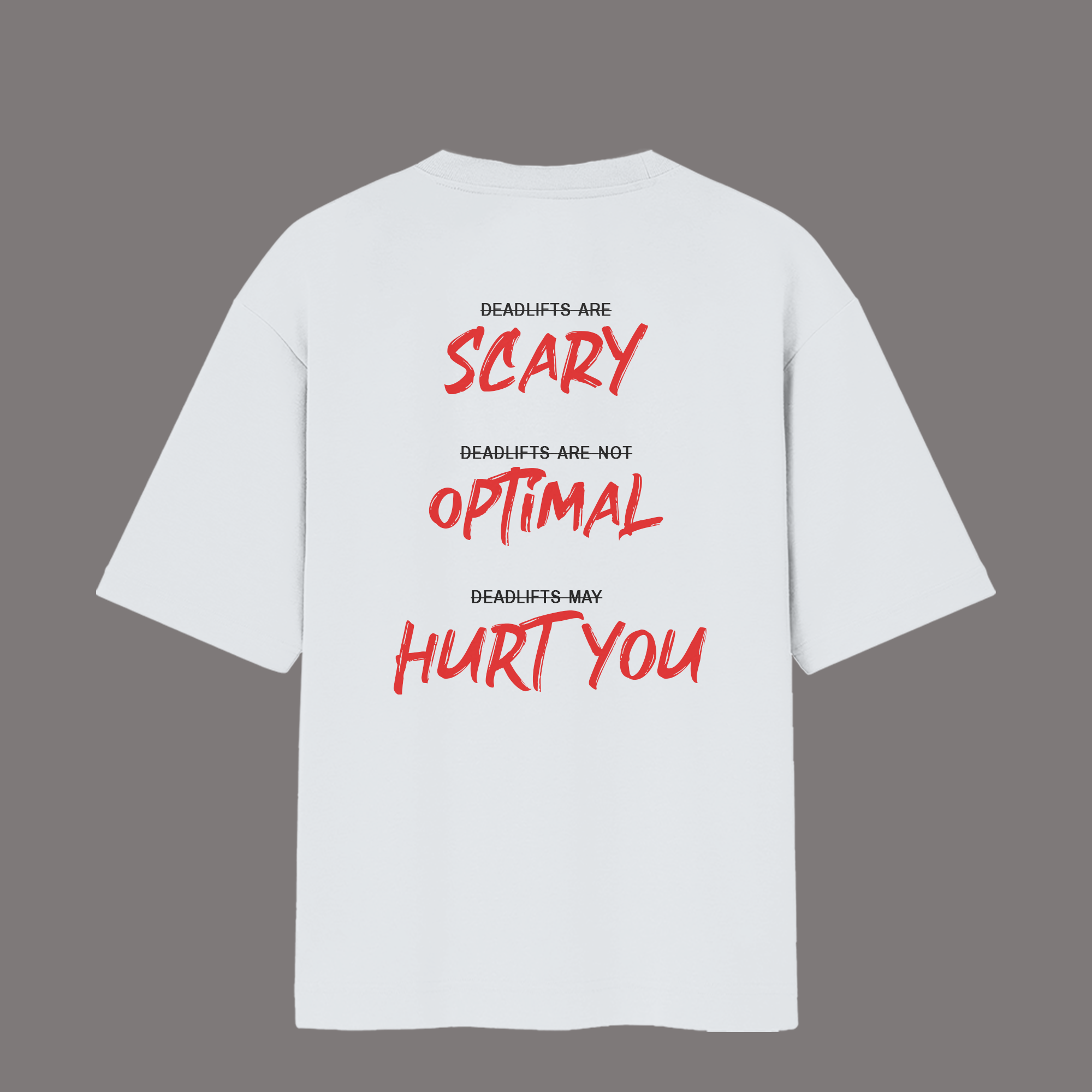 Deadlift Is Life - Oversized 240 Gsm Premium Gym T-shirt