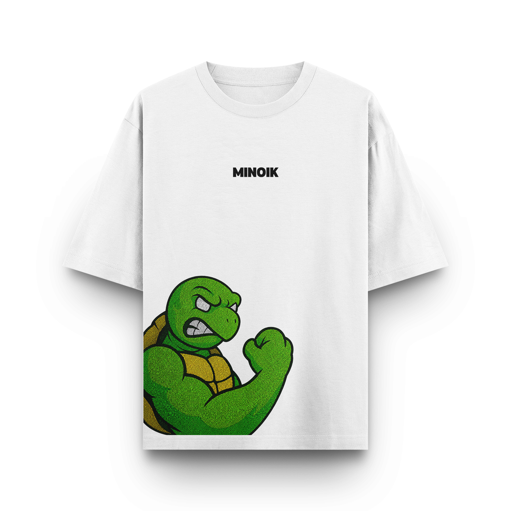 The Turtle Tee - 240 GSM Oversized tee